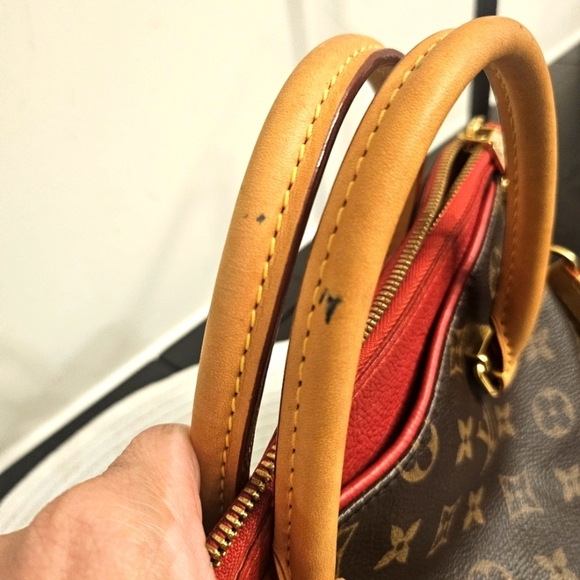 Louis Vuitton Pallas Monogram Canvas with Red Leather Trim - Picture 5 of 16